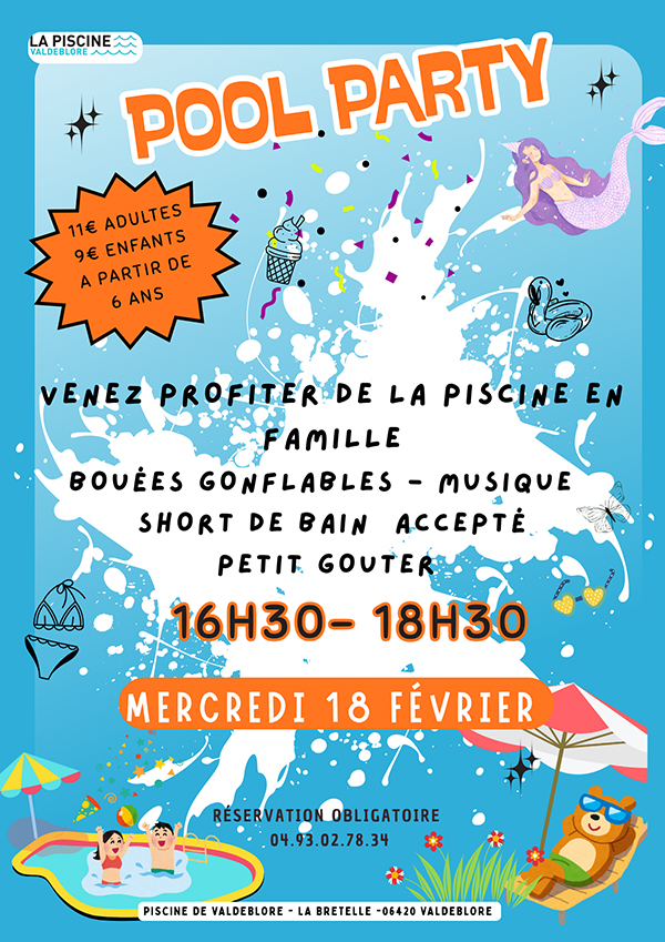 POOL PARTY Valdeblorefevrier