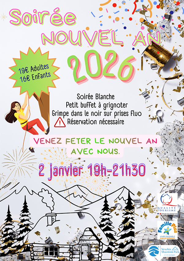 Affiche soiree nouvel escalade