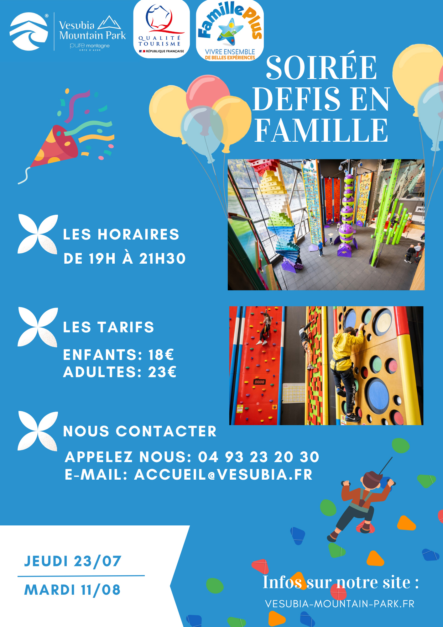 Soirée Defis en famille