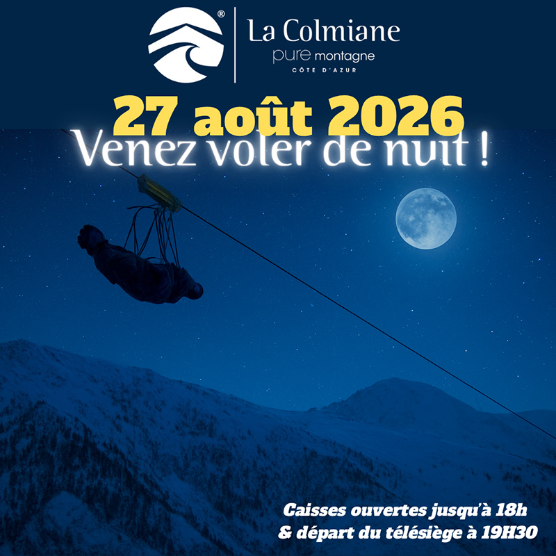 Tyrolienne de nuit le 27 aout